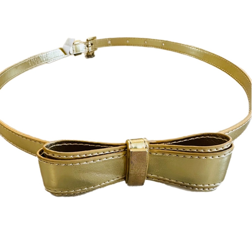 Lilly Pulitzer Gold Bow Belt